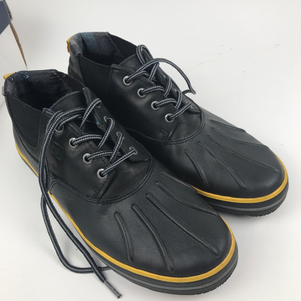 Sperry 10.5 Fowl Weather waterproof rain boots Men
